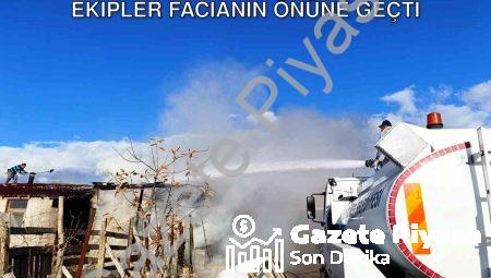 Kütahya Seyitömer’de Ahır Yangını: Ekipler Facianın Önüne Geçti