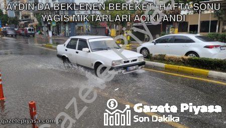 Aydın’da Beklenen Bereket: Hafta Sonu Yağış Miktarları Açıklandı