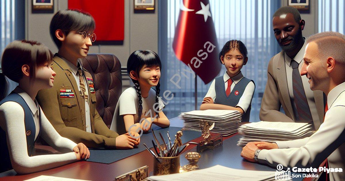 "Hisarcık Kaymakamı Atam'dan Özel Öğrencilere Anlamlı Jest" başlıklı haber için fotorealistik, profe