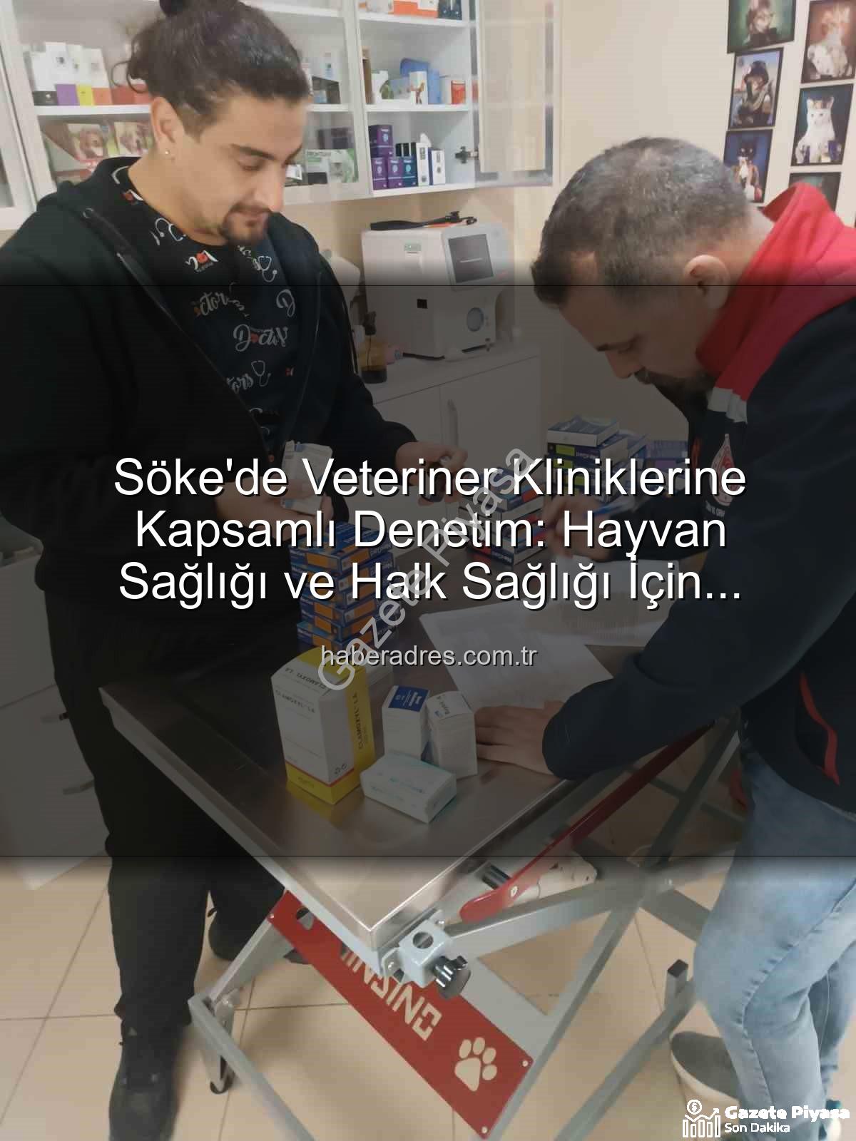 Söke veteriner denetimi - Söke'de Veteriner Kliniklerine Kapsamlı Denetim: Hayvan Sağlığı ve Halk Sağlığı Güvence Altında!