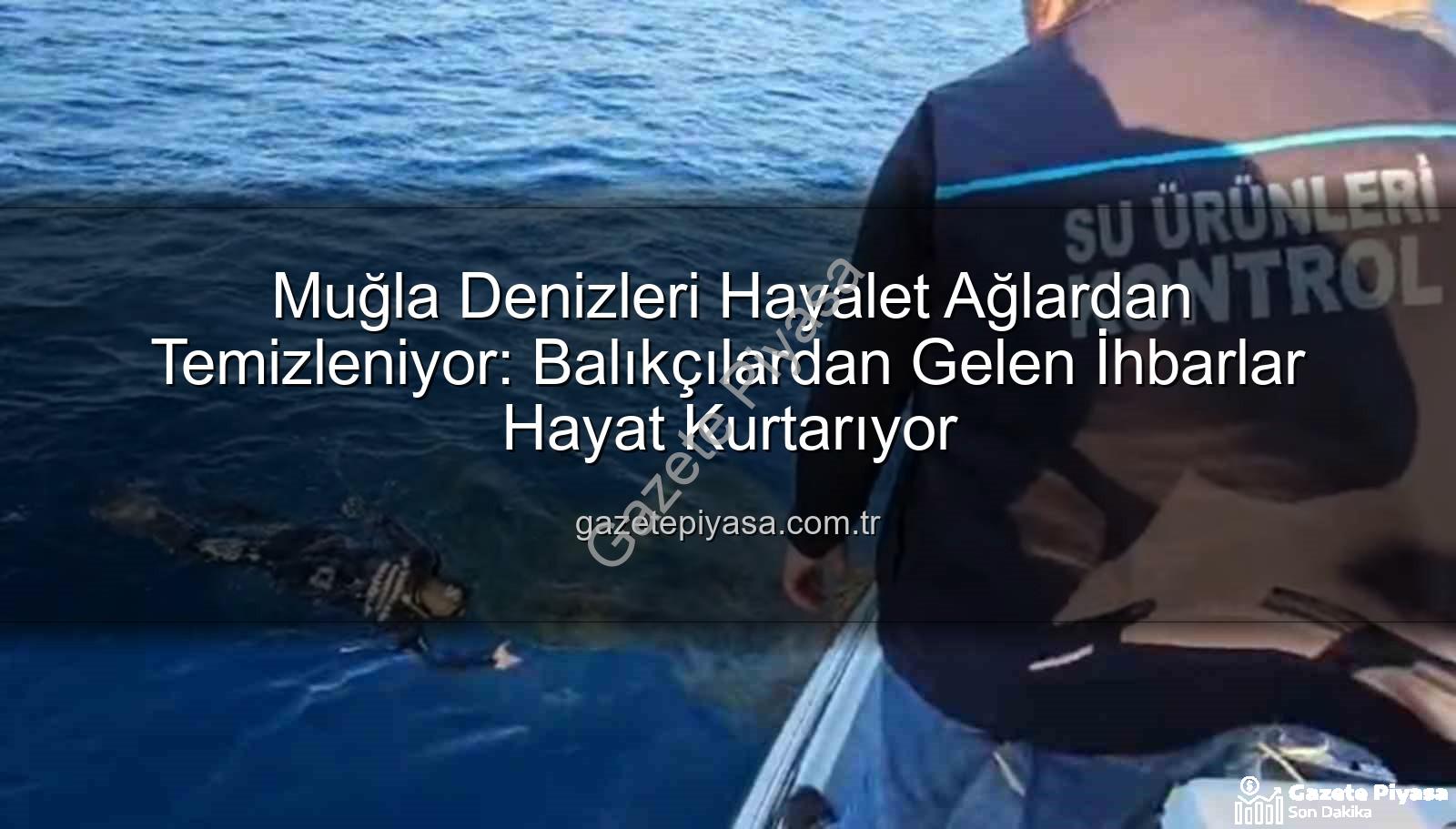 hayalet ağ temizleme - Muğla Denizleri Hayalet Ağlardan Temizleniyor: Balıkçılardan Gelen İhbarlar Hayat Kurtarıyor