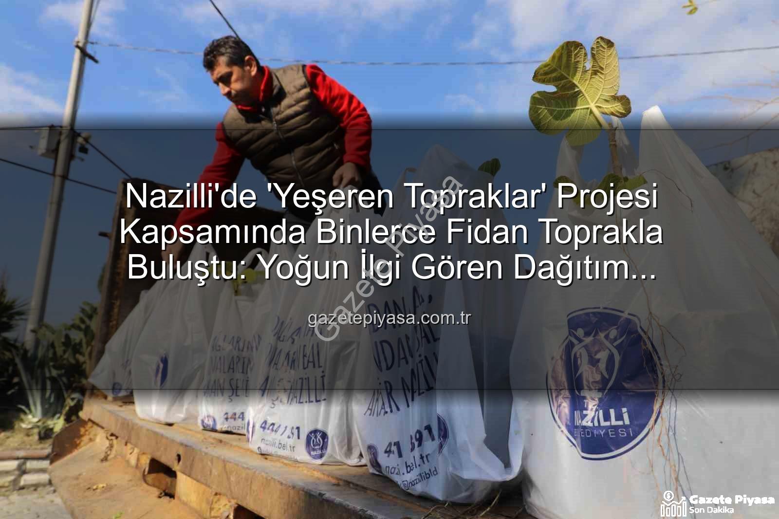 Nazilli fidan dağıtımı - Nazilli'de 'Yeşeren Topraklar' Projesi Kapsamında Binlerce Fidan Toprakla Buluştu: Yoğun İlgi Gören Dağıtım Tamamlandı