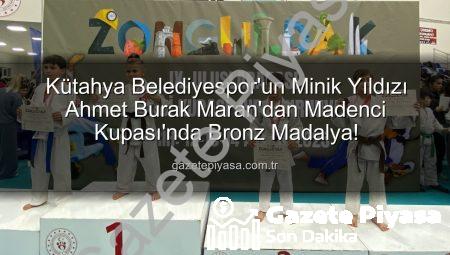 Kütahya Belediyespor’un Minik Yıldızı Ahmet Burak Maran’dan Madenci Kupası’nda Bronz Madalya!