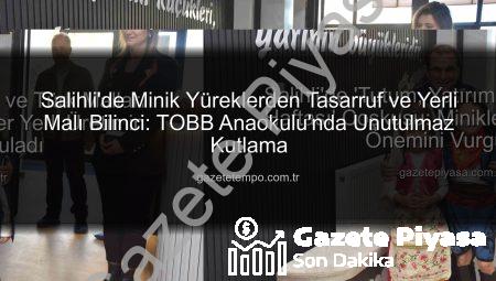 Salihli’de ‘Tutum, Yatırım ve Türk Malları Haftası’ Coşkusu: Minikler Yerli Üretimin Önemini Vurguladı